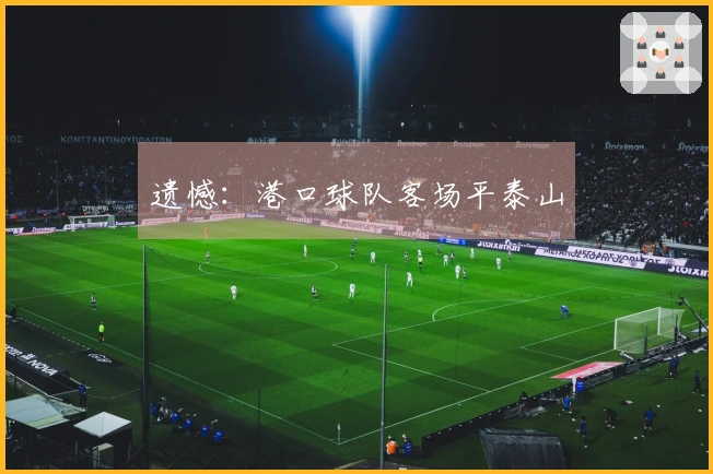 遗憾：港口球队客场平泰山